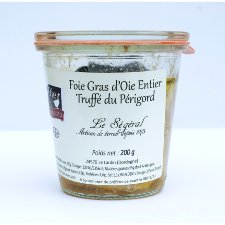 Foie Gras d'Oie entier du Périgord 200g Truffé 3%
