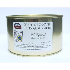 Confit de Canard du Périgord 4 cuisses 1300g