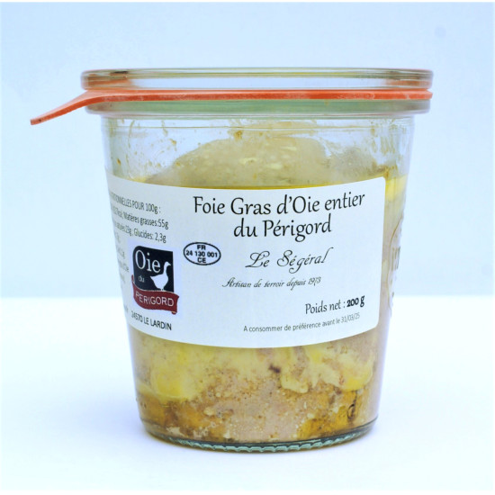 foie gras de canard entier du Perigord chez le segeral